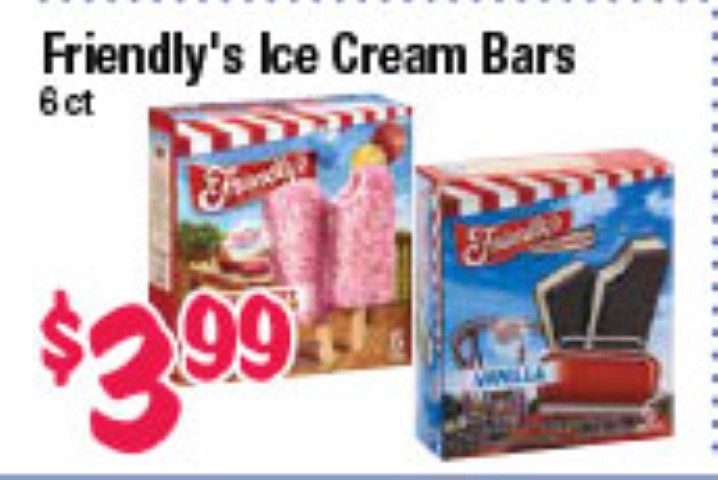 Friendly's Ice Cream Bars