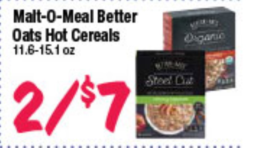 Malt-O-Meal Better Oats Hot Cereals